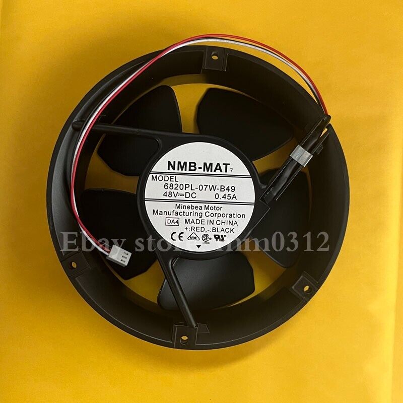 new NMB 6820PL-07W-B49 48V 0.45A 3-wire cooling fan