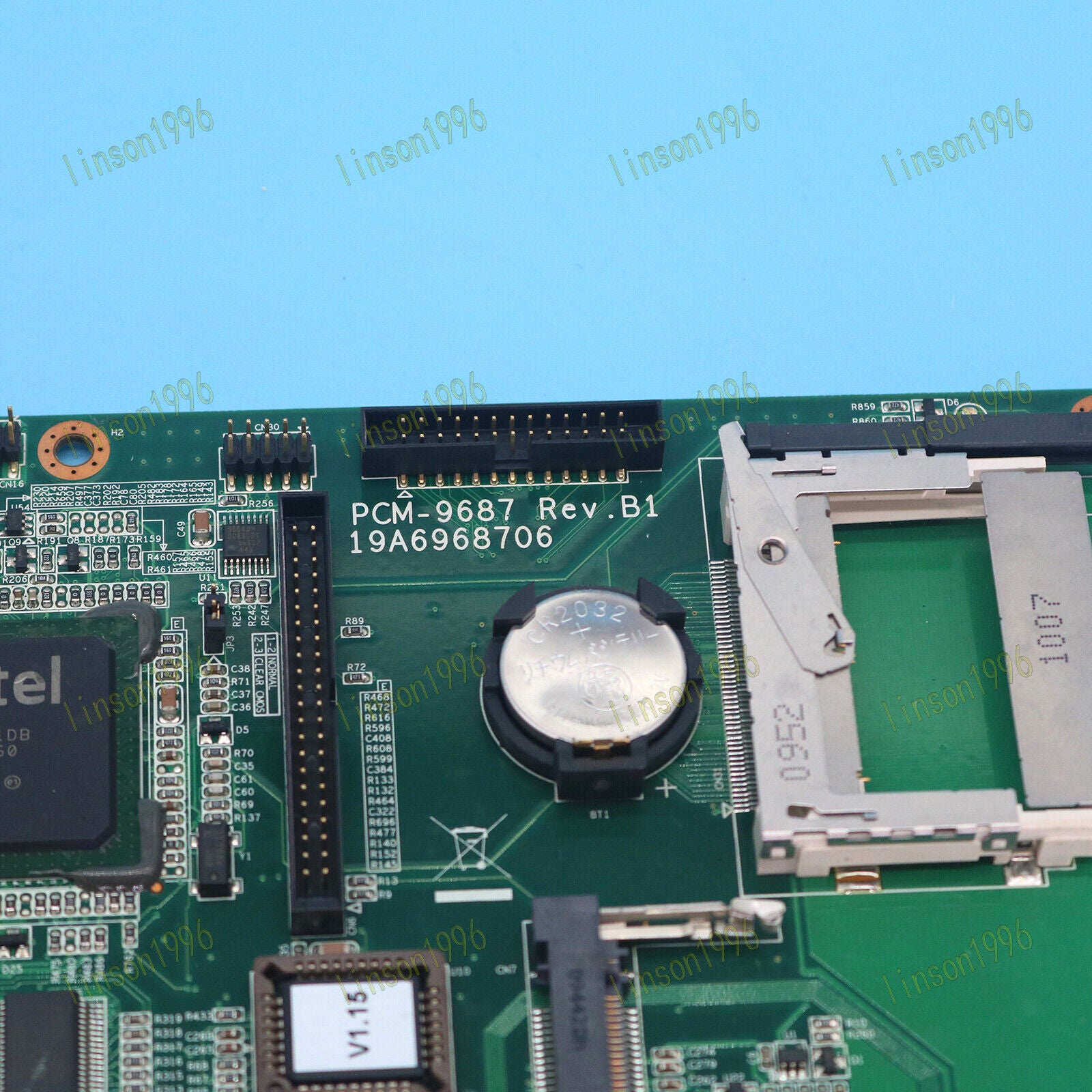 used  Advantech PCM-9687 Rev.B1 PPC-155T Integrated Machine motherboard Tested Advantech