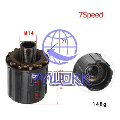 Shimano MTB Bike Hub Tower Base Body 7/8/9/10 Speed MTB Bearing Freehub Body
