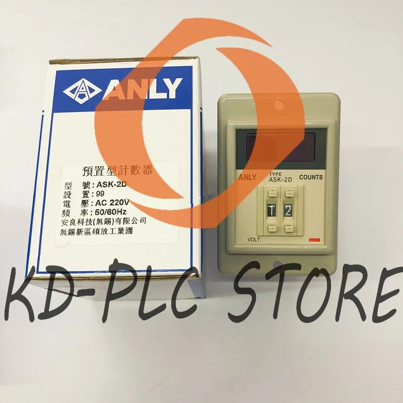 1PCS ANLY ASK-2D counter AC 220V