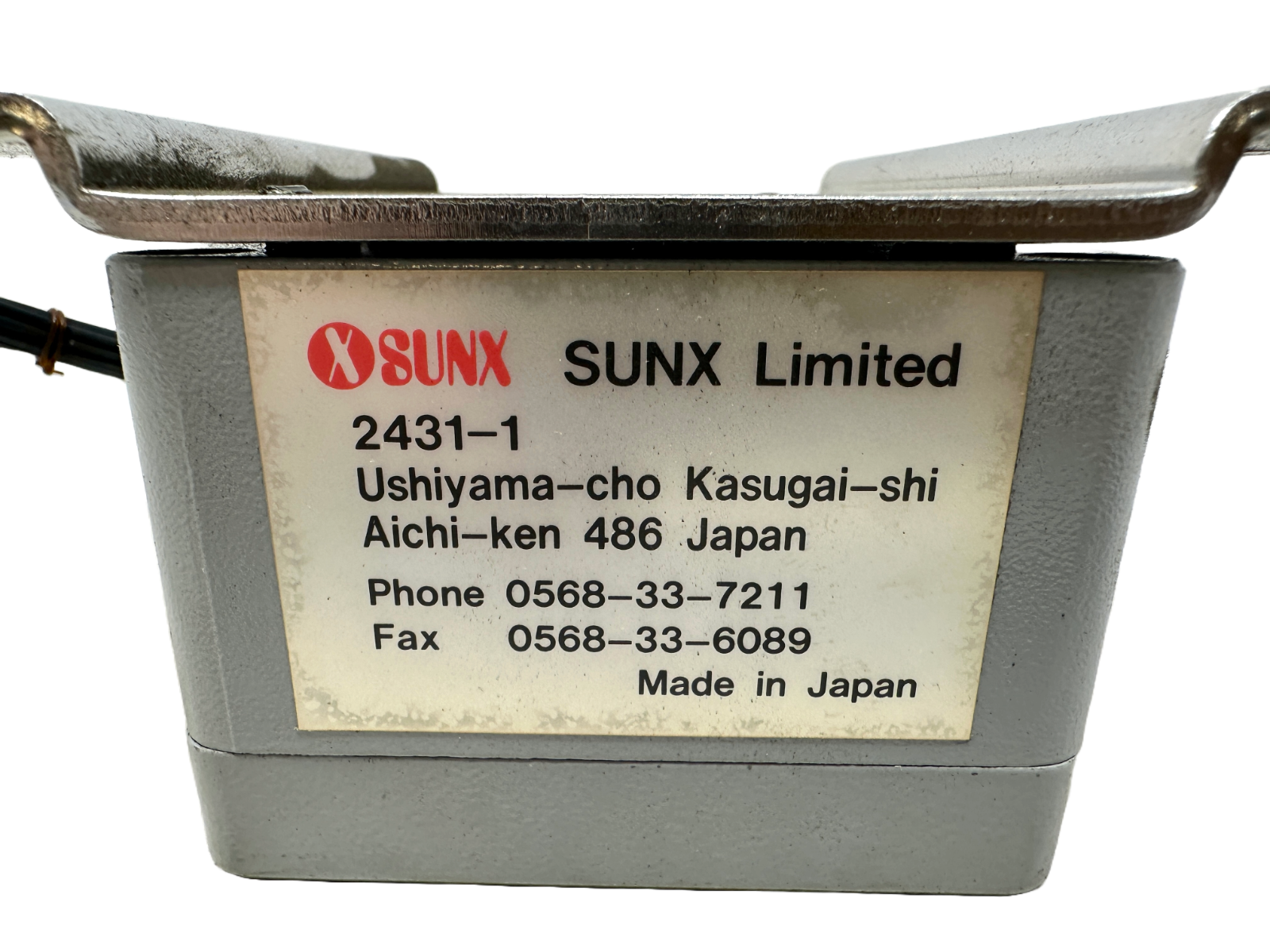 used Sunx SF1-AC2 Photoelectric Safety Sensor Control System - SUNX