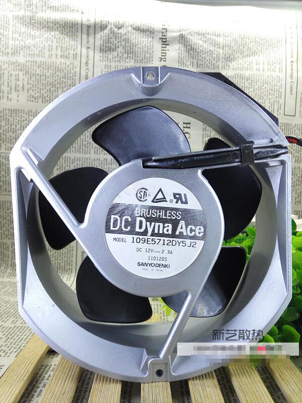 1pcs Sanyo 109E5712DY5J2 17251 12V 2.3A Industrial Computer Cooling Fan
