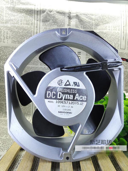 1pcs Sanyo 109E5712DY5J2 17251 12V 2.3A Industrial Computer Cooling Fan