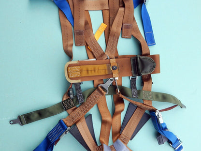 new Martin Baker Parachute Harness Aircraft Belt Pilot NOS - MARTIN BAKER