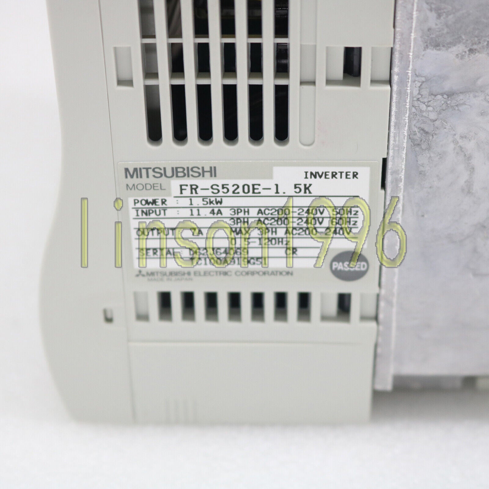 New ONE Mitsubishi inverter FR-S520E-1.5K FRS520E1.5K One Year - MITSUBISHI ELECTRIC