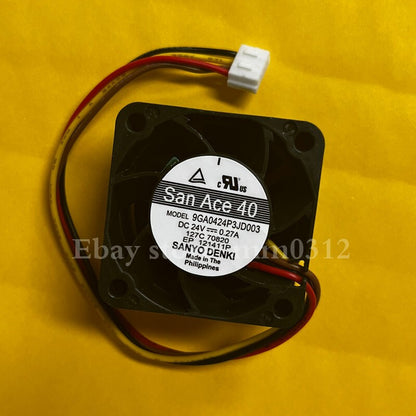 Sanyo 9GA0424P3JD003 24V 0.27A 40*40*28mm 4-wire Inverter Cooling Fan