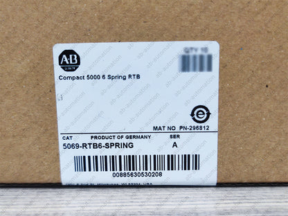 Allen Bradley 5069-RTB6-SPRING SER Compact 5000 6 Spring RTB Factory Sealed - ALLEN BRADLEY