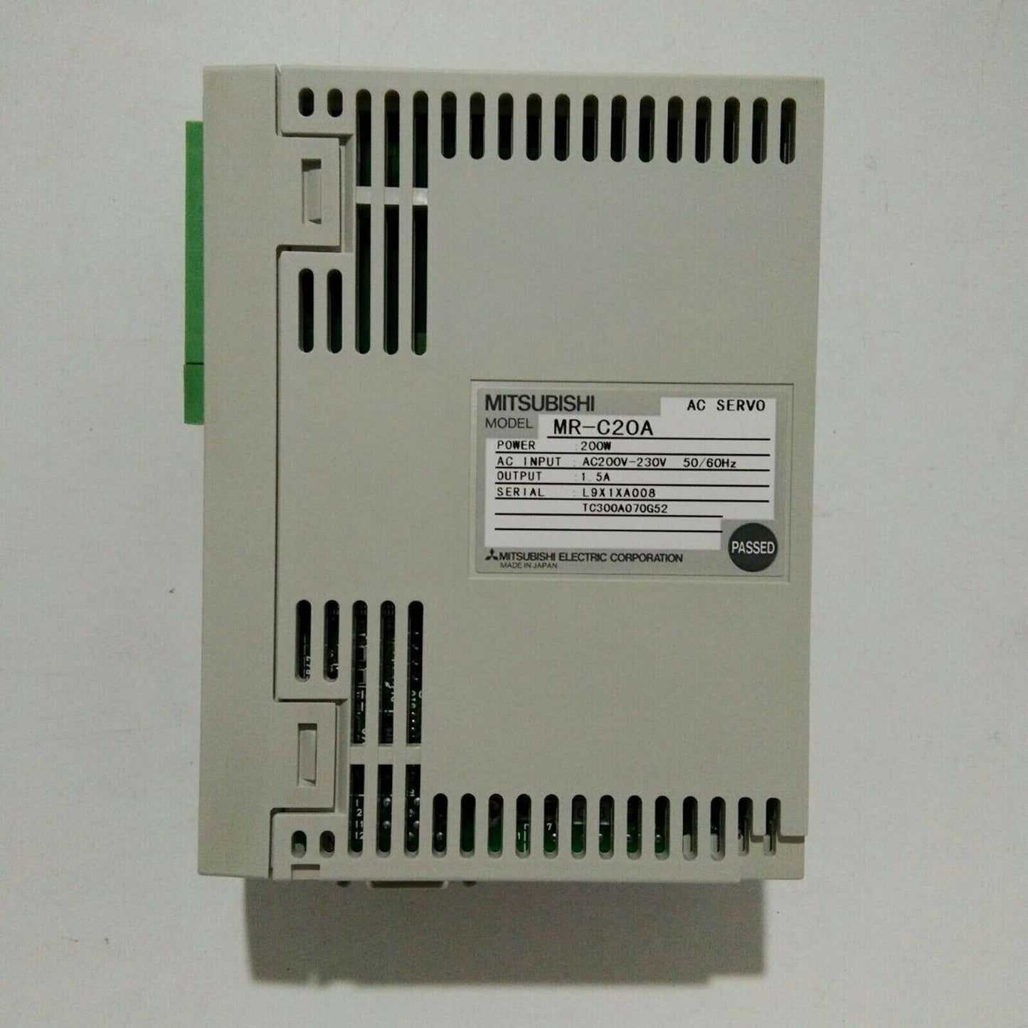 Mitsubishi MR-C20A Servo Drive Tested - MITSUBISHI