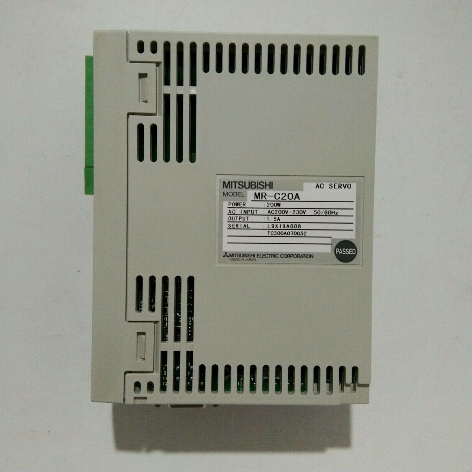 Mitsubishi MR-C20A Servo Drive Tested - MITSUBISHI