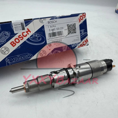 1x Fuel Injectors 0445120059 Fits Komatsu S6D107 PC200-8 Cummins QSB6.7 5263262