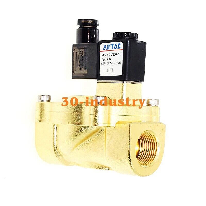 1PCS NEW FOR AIRTAC 2V250-20 AC220V DC24V AC110V Solenoid Valve AIRTAC