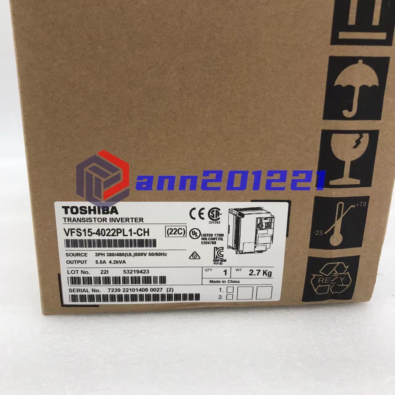 new 1PC  Toshiba Inverter  Upgrade version VFS15-4022PL1-CH