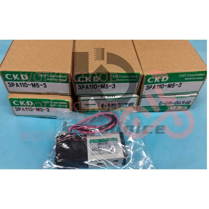 1PCS CKD 3PA110-M5-3 DC24V 3PA110-M5-3-DC24V solenoid valve