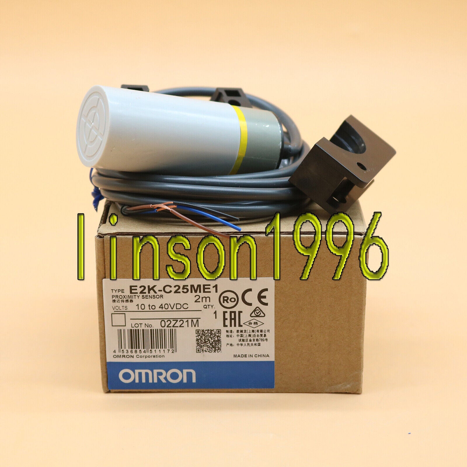 Omron E2K-C25ME1 Capacitive Proximity Switch Sensor Detecto - OMRON