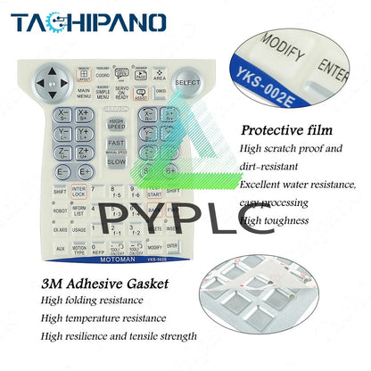 Plastic Case for Yaskawa DX100 JZRCR-YPP01-1 Touch Screen + Overlay + Display