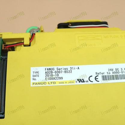 used One Fanuc A02B0307B522 Power System display A02B-0307-B522 Fully Tested - ONE FANUC