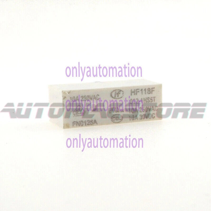 10PCS HongFa HF118F 012-1HS5T Power Relay 10A 250VDC 4 Pins~