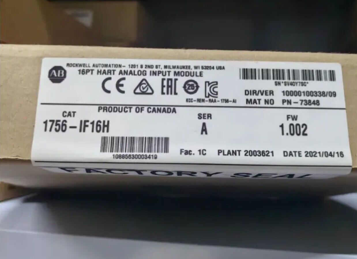 NEW Unopened Allen Bradley 1756-IF16H ControlLogix Analog Input Module - KOEED