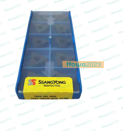 10Pcs/Box TNGA160408E040 ST300 TNGA332E040 SSANGYONG Ceramic Inserts Blade