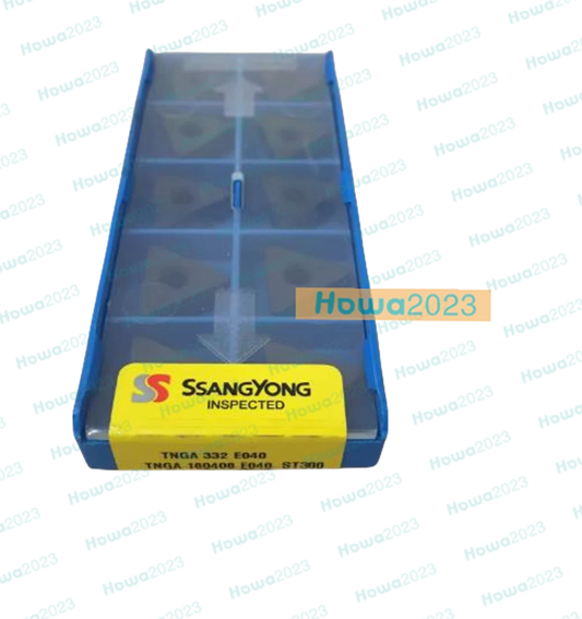 10Pcs/Box TNGA160408E040 ST300 TNGA332E040 SSANGYONG Ceramic Inserts Blade