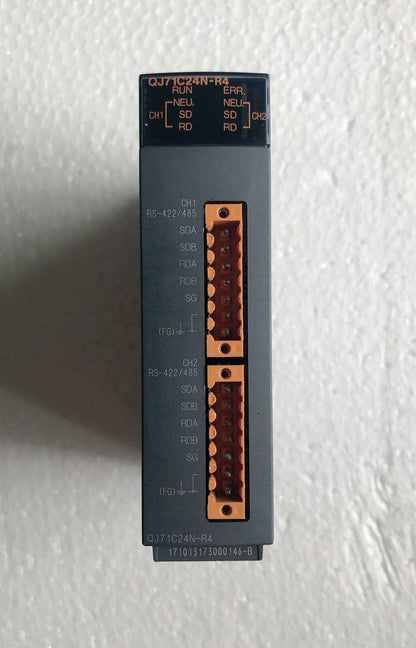 used Mitsubishi QJ71C24N-R4 PLC Module - Tested Good Condition - MITSUBISHI