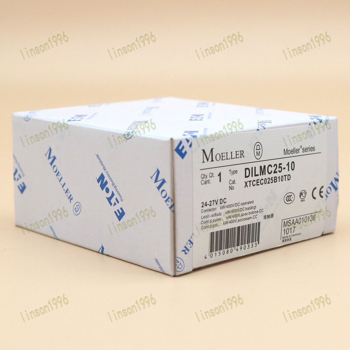 1-PC Eaton DILMC25-10 RDC24 24-27V Contactors - MOELLER