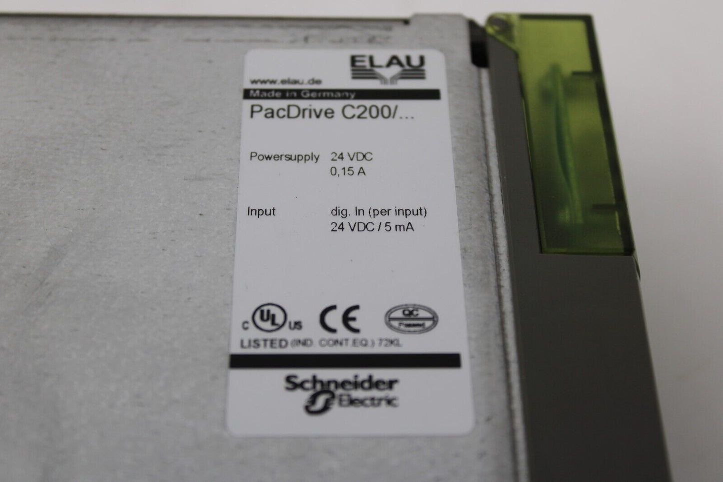 used Schneider Electric C200/10/1/1/1/00 Elau Pacdrive C200 Motion Controller - SCHNEIDER ELECTRIC