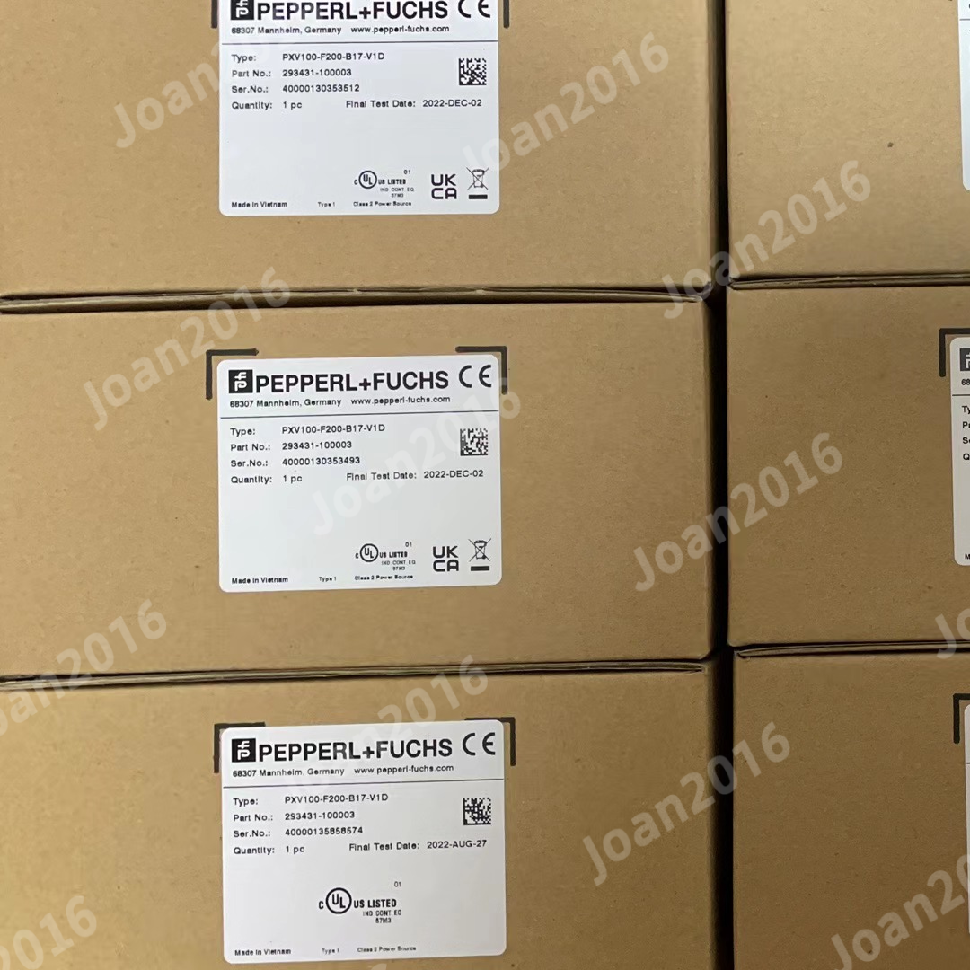 Pepperl+Fuchs PXV100-F200-B17-V1D | High-Precision Motion Control System | Model: PXV100-F200-B17-V1D | Key Features: High accuracy, robust durability, and advanced control algorithms | 1-Piece Replacement Part - PEPPERL+FUCHS