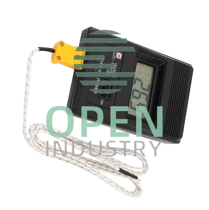 TM-902C Digital LCD K Type Thermometer Meter Single Input + Thermocouple Probe M