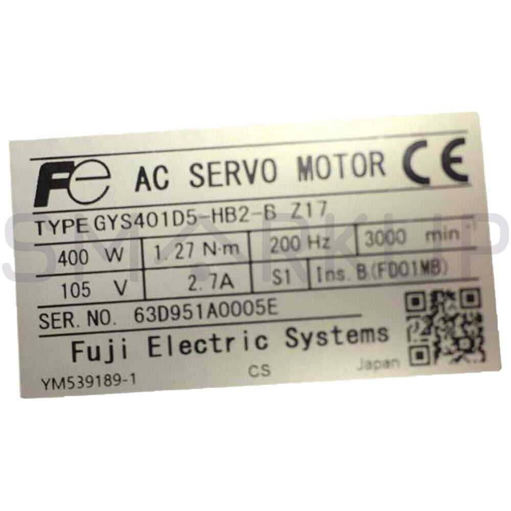 new FUJI GYS401D5-HB2-B Z17 Servo Motor