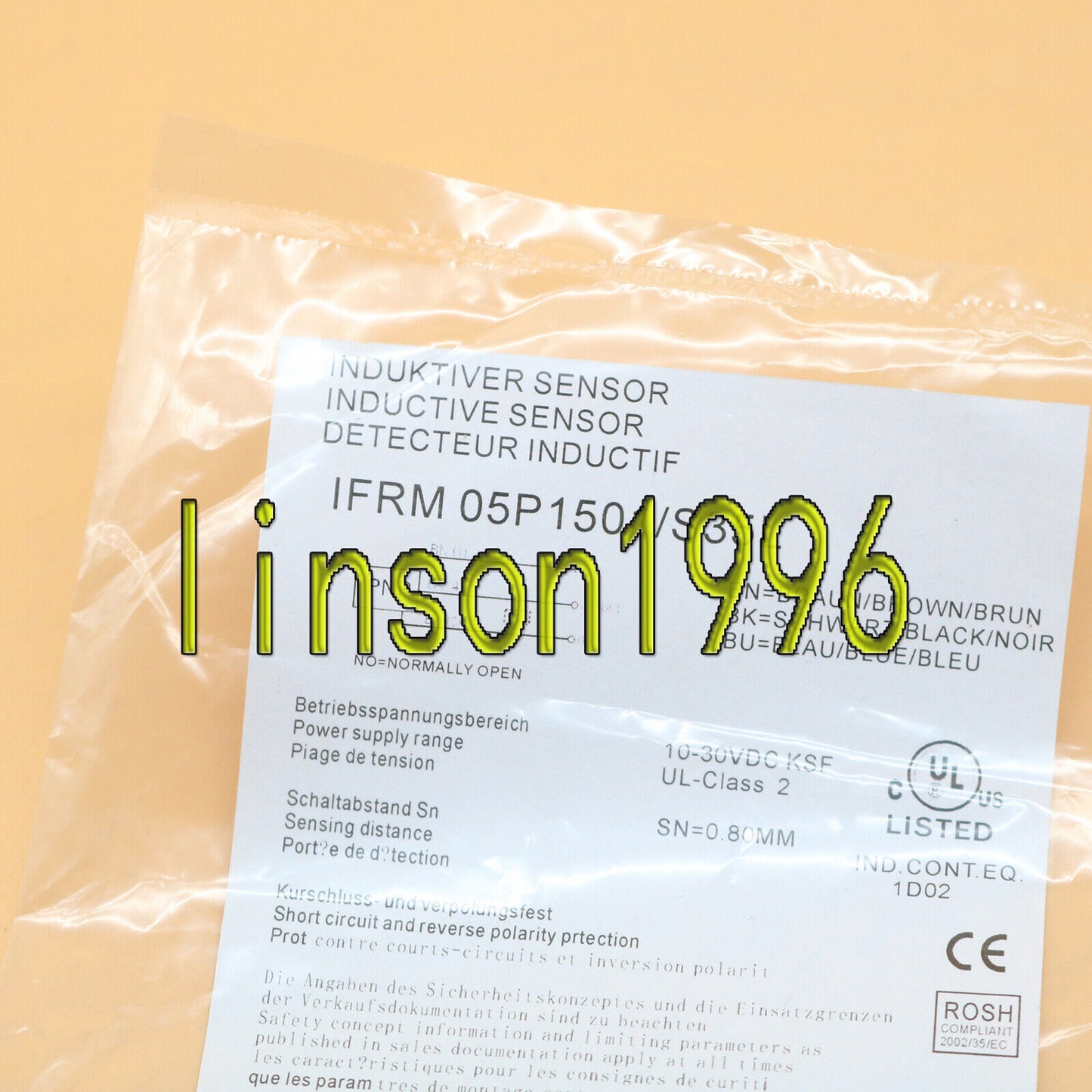 new Baumer Electric IFRM 05P1501/S35L Proximity Switch - BAUMER ELECTRIC