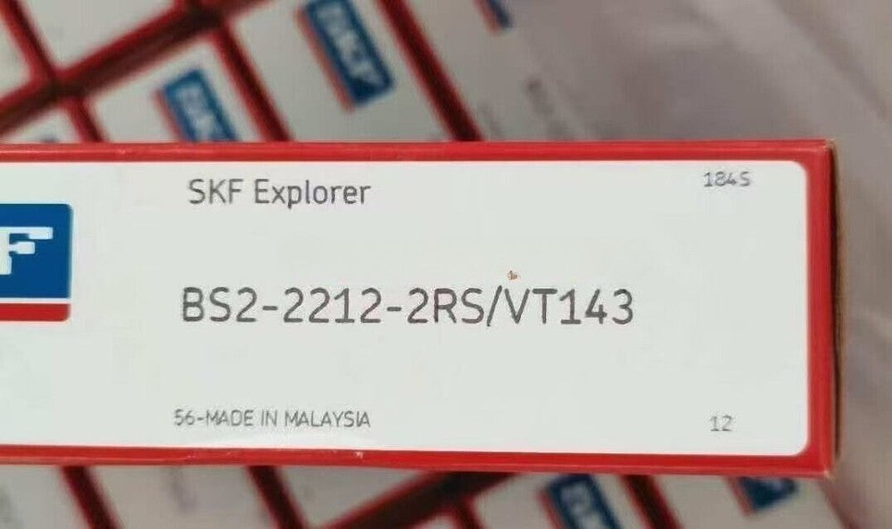 SKF BS2-2212-2RS/VT143 sealed spherical roller bearings 1PCS #DW