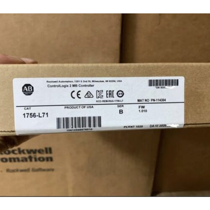 Allen Bradley CompactLogix 1756-L71 Controller 2MB - ALLEN BRADLEY