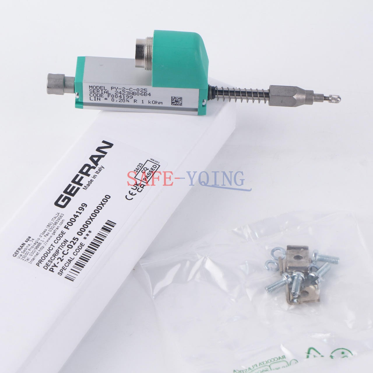 1PCS GEFRAN Displacement Sensor PY-2-C-025