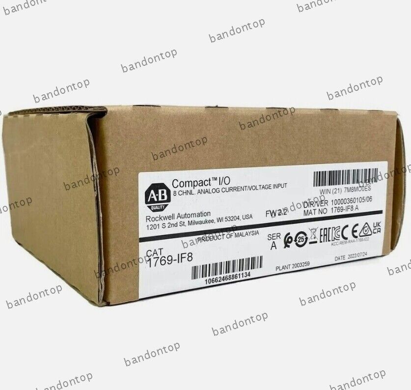 New Factory Sealed AB 1769IF8 CompactLogix 8 Pt Analog Input Module - COMPACTLOGIX
