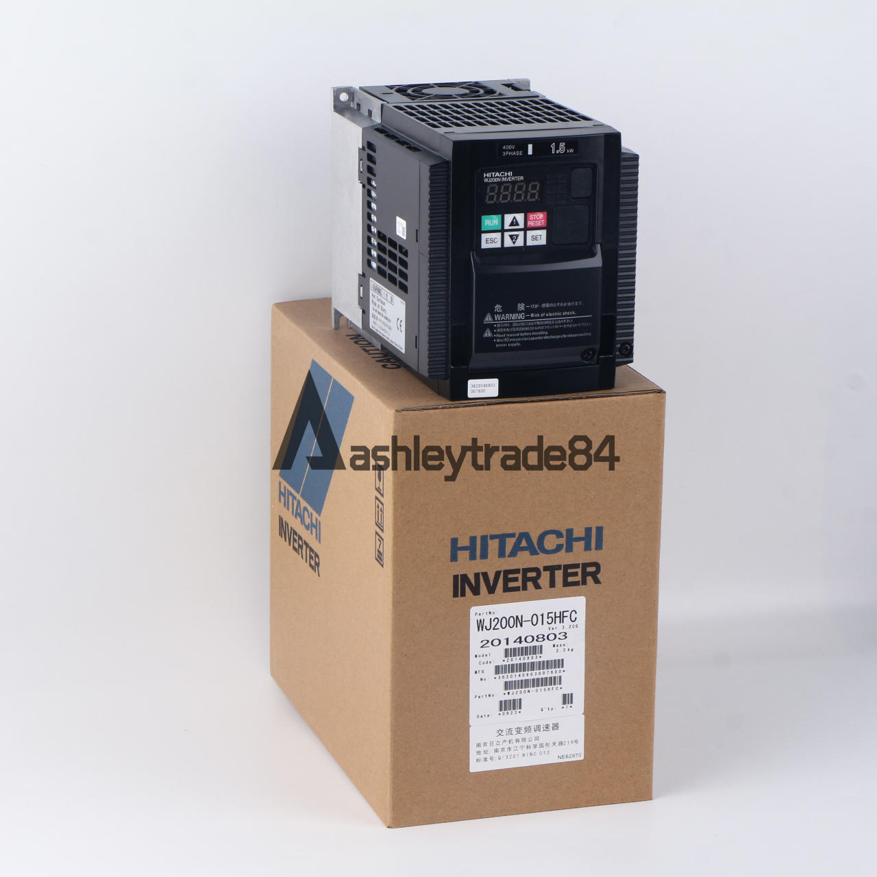 new 1PC  HITACHI Inverter WJ200N-015HFC 1.5KW