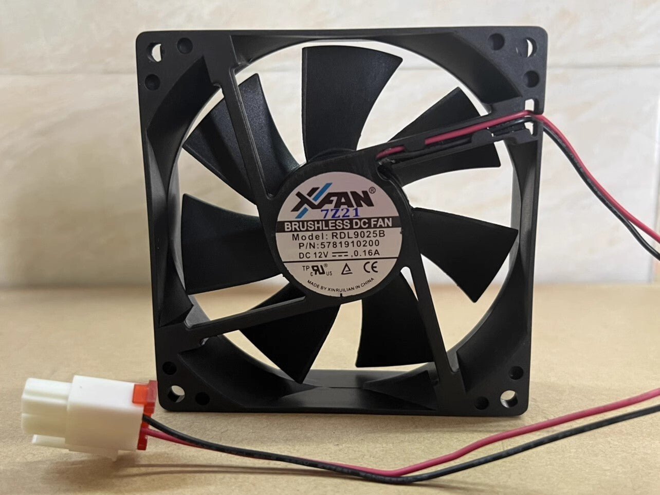 1PCS RDL9025B 9025 DC12V 0.16A 9CM 2-Pin Silent Cooling Fan