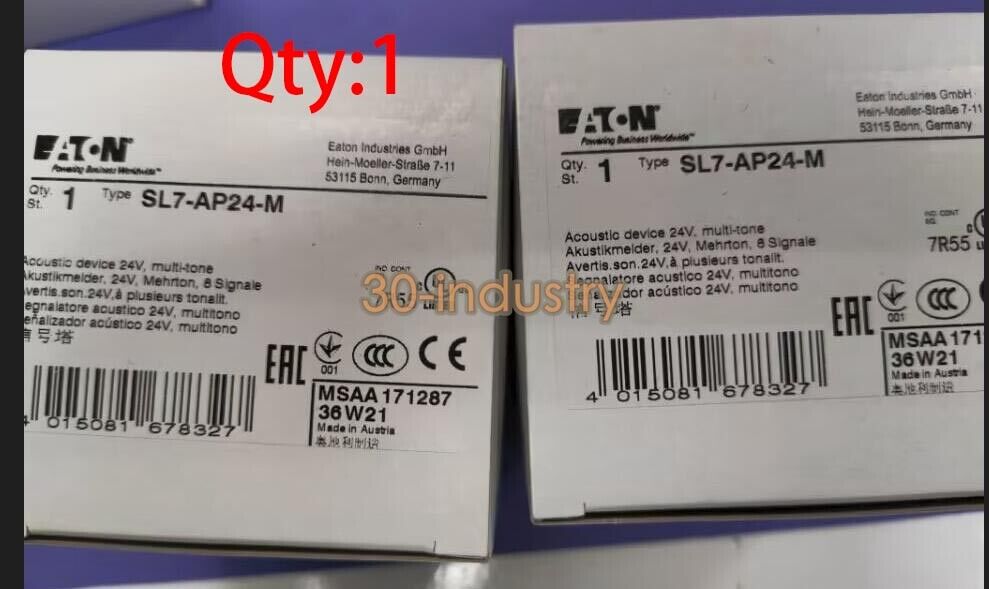 EATON SL7-AP24-M Tower Voice Module 230V Multi-Tone - 1PC - EATON