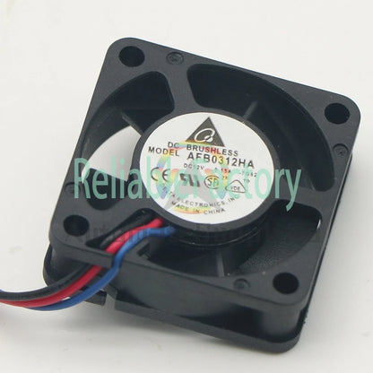 Delta AFB0312HA-7G82 3010 DC12V 0.15A 3CM 3-Pin Mute Cooling Fan