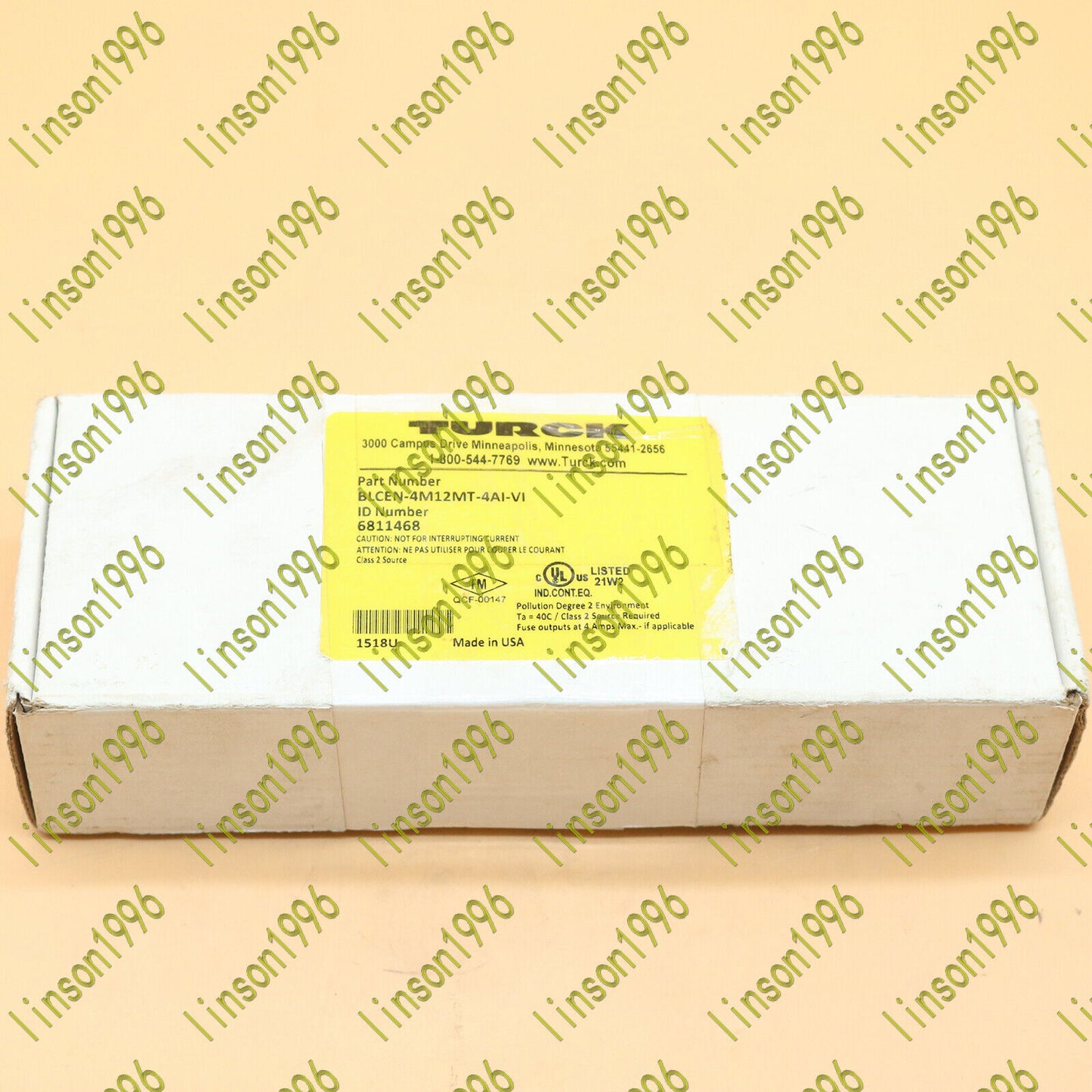 Turck BLCEN-4M12MT-4AI-VI Sensor Module - TURCK
