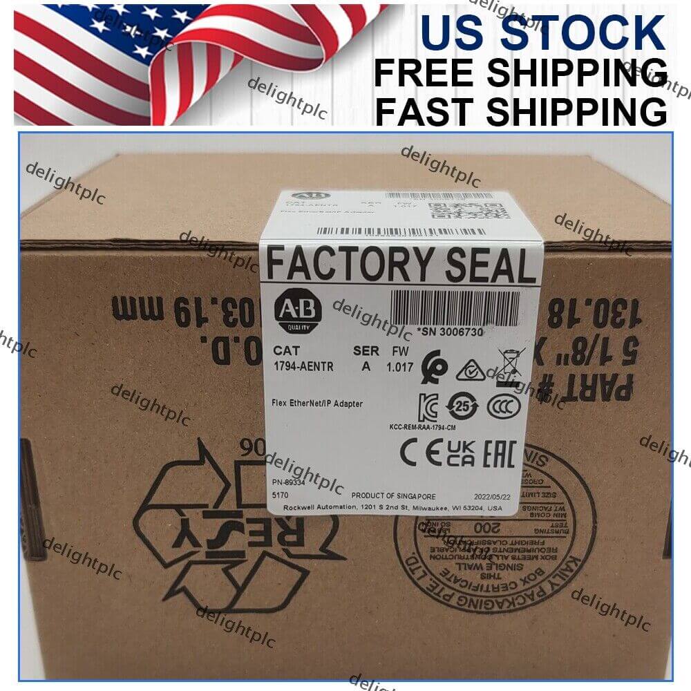Sealed 2023 Factory AB 1794AENTR Flex EtherNet/IP Adapter - AB