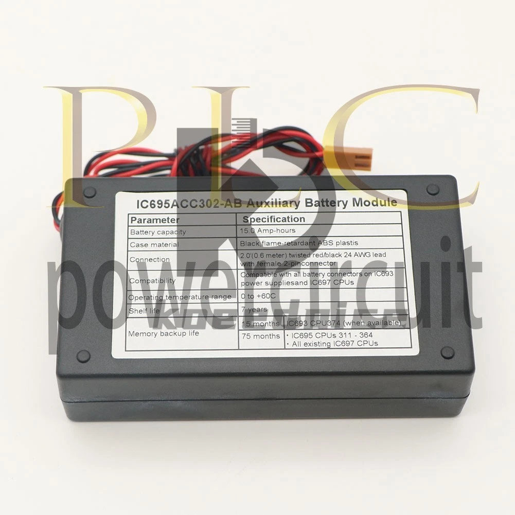 1PCS IC695ACC302-AB For GE FANUC Auxiliary Battery Module "In Stock