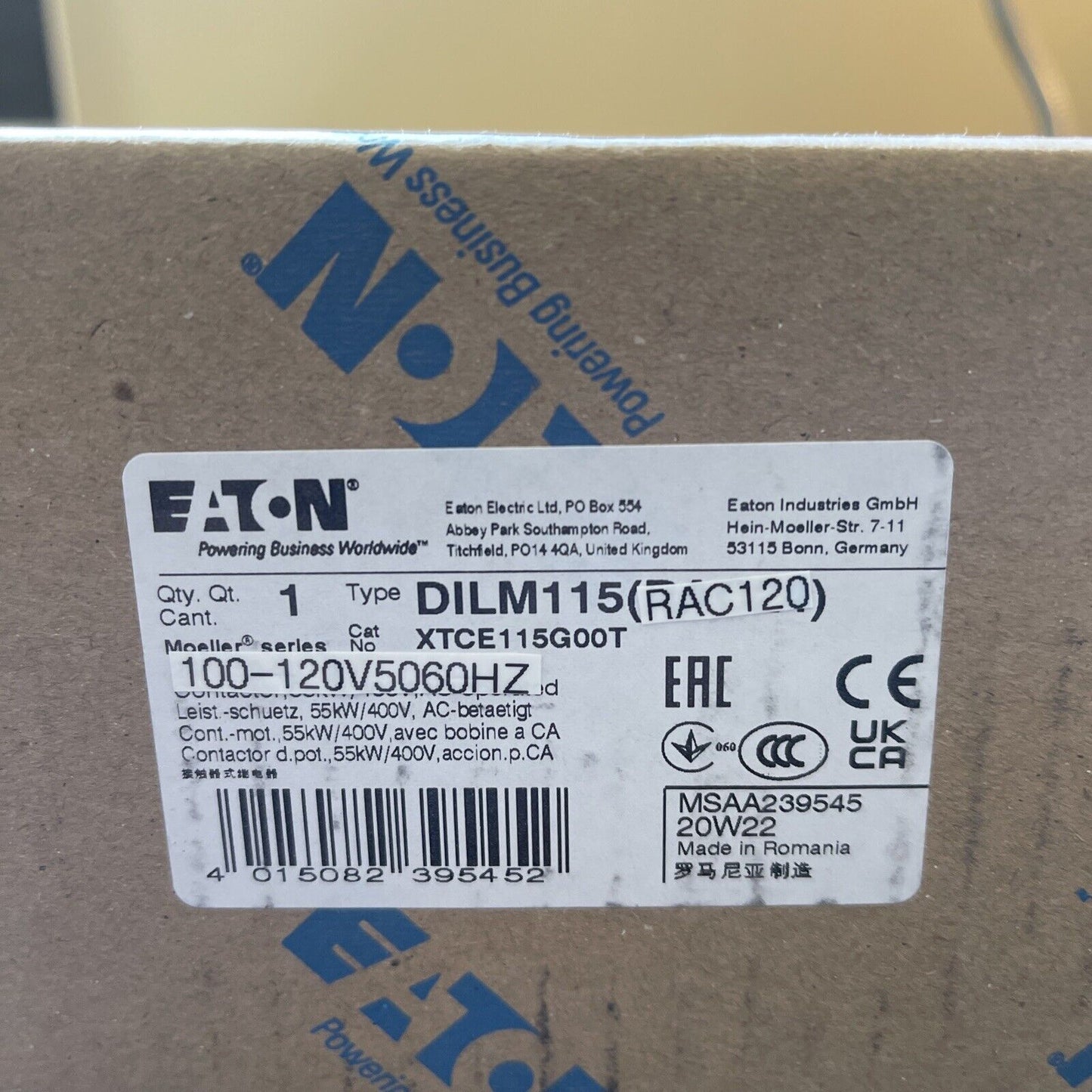 new DILM115{RAC120}. eaton. - KOEED