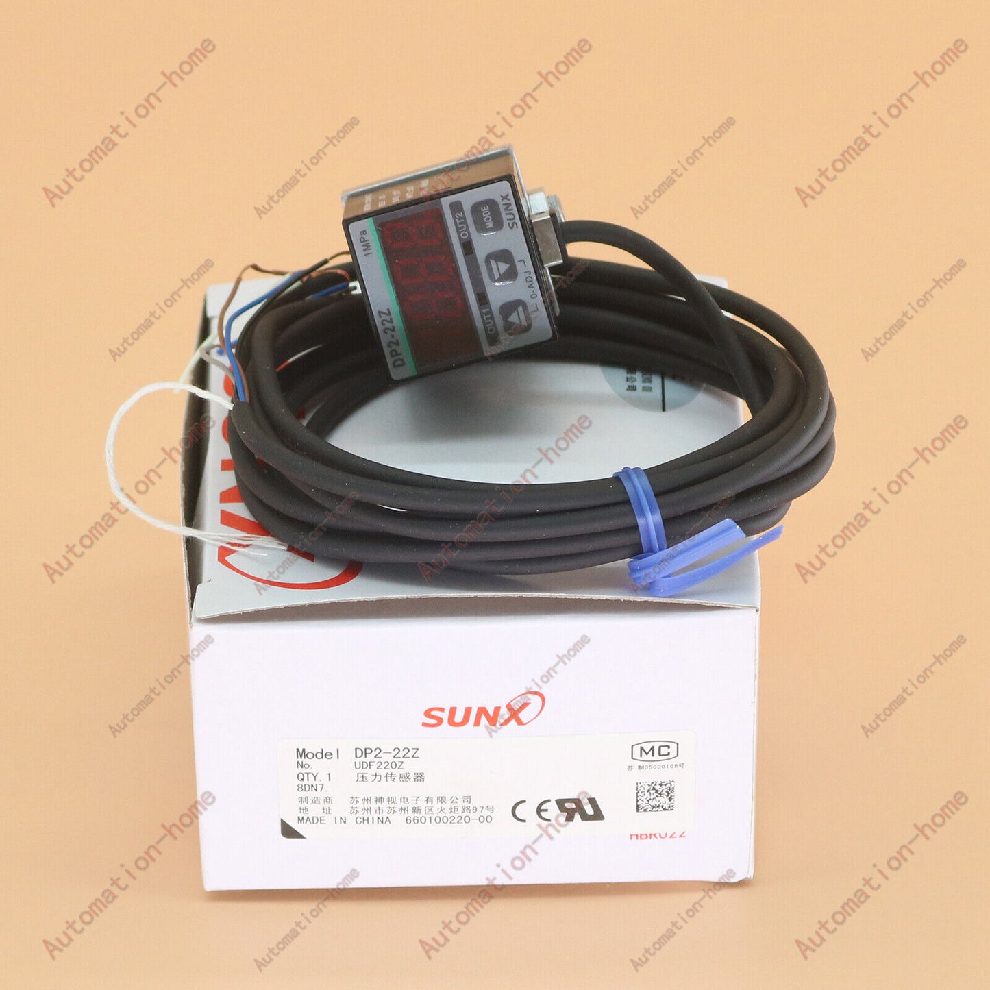 New Panasonic SUNX Pressure Sensor Model DP2-22Z - PANASONIC