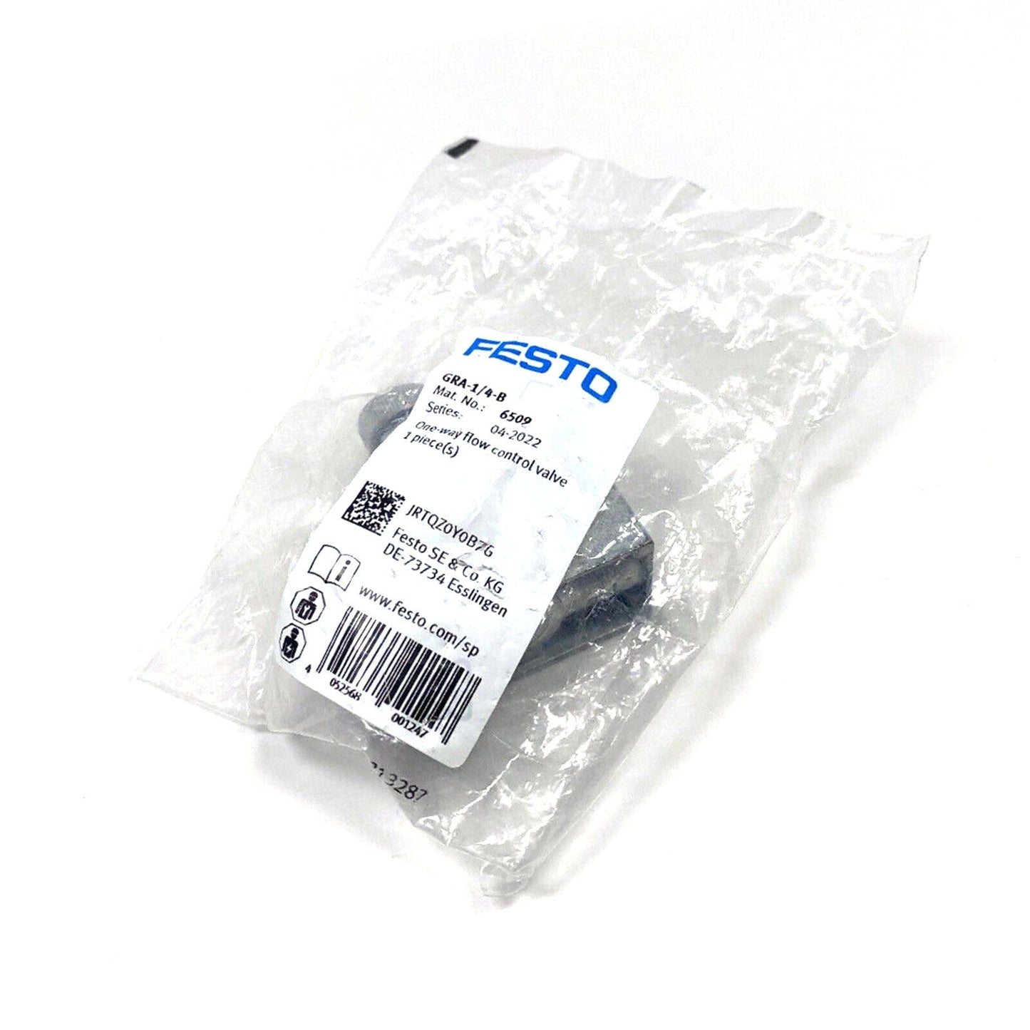 New FESTO throttle valve 1PCS GRA-1/4-B 6509 - FESTO