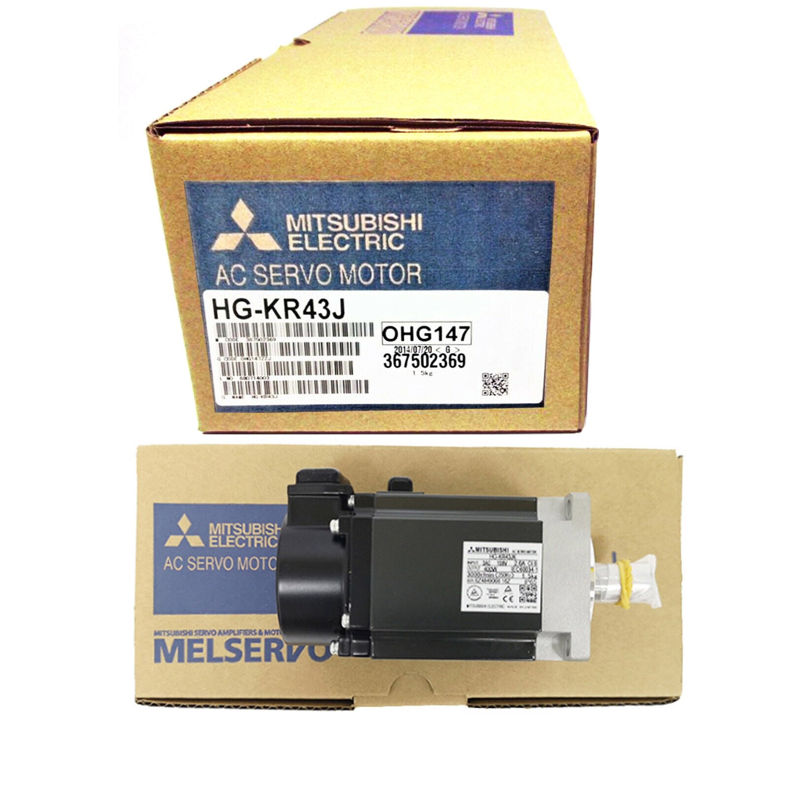 MITSUBISHI HG-KR43JK Servo Drive - In Box - MITSUBISHI