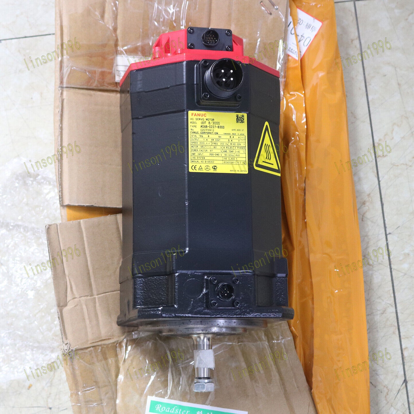 Used Fanuc A06B0227B300 Servo Motor A06B-0227-B300 Fully Tested Industrial Servo Motor - FANUC