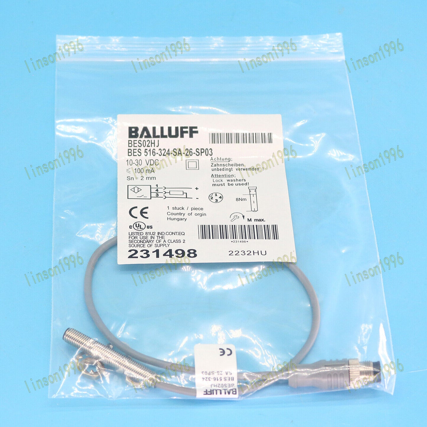 new BALLUFF Proximity sensor BES 516-324-SA-26-SP03 FAST - BALLUFF