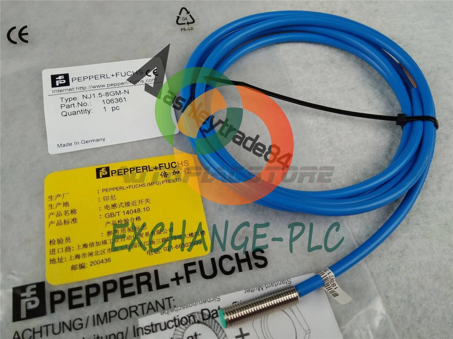 Pepperl+Fuchs Sensor NJ1.5-8GM-N 1PCS