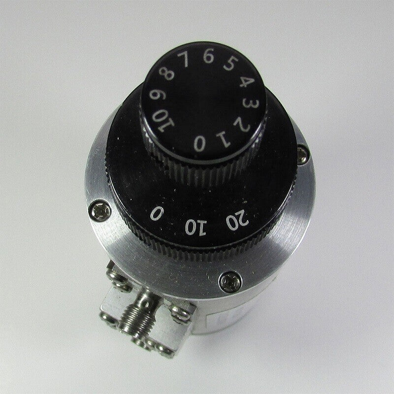 1X RF Adjustable Step Attenuator For JFW 50DR-055 DC-2GHz 0-30dB 1dB 2W SMA